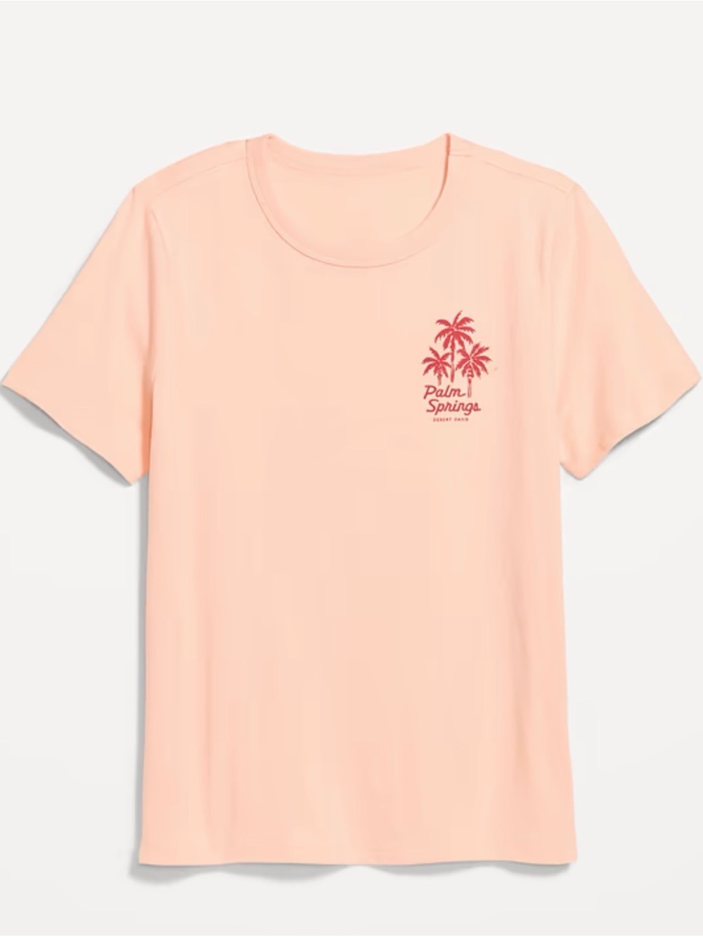 Peach Palm Springs EveryWear Crew-Neck Graphic T-Shirt by Old Navy